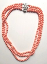 Collana corallo mediterraneo