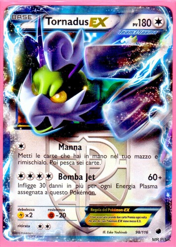 Tornadus 116 rara foil - tornadus, ex