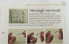 Scheda tecnica Punti Uncinetto Handmade Ventagli verticali 28