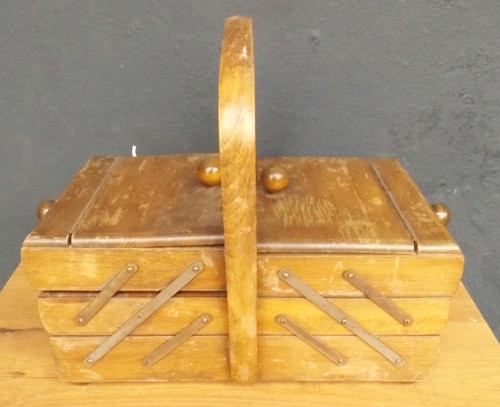 Vecchio vintage legno cassetta - vecchio,