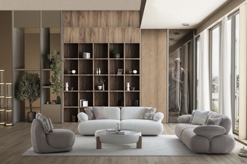 Completo beige soggiorno set - beige,