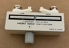 Hioki 9262 Test Fixture (+/-