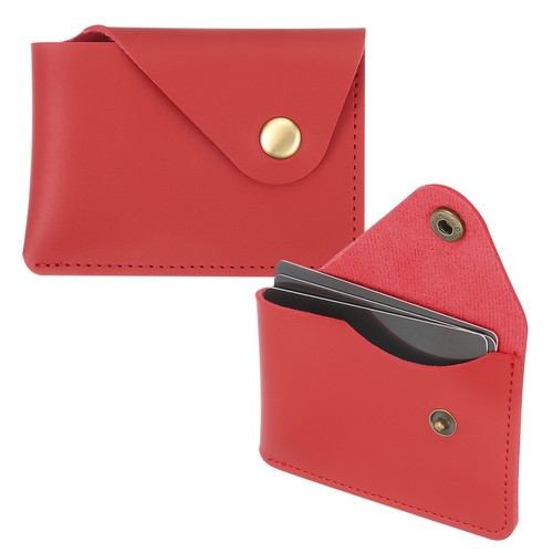 Slim leather snap closure - leather,