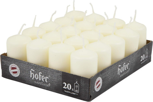 Candele avorio colonna - candele,