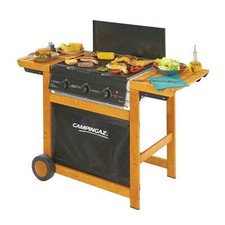 Barbecue a gas Adelaide 3 Woody dual gas 3 bruciatori potenza 14 KW Campingaz