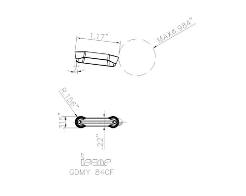 Iscar gdmy 840f - gdmy,