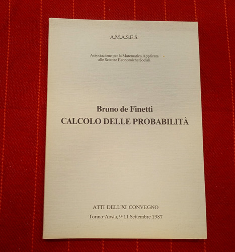 Bruno finetti calcolo - de,