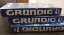 3 VIDEO CASSETTE VHS GRUNDIG