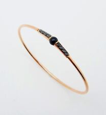 Bracciale Pomellato Mamma Non Mamma Onice Diamante Nero Oro Rosa 18k 5,9in