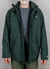 Giaccone uomo - CARHARTT - verde militare - vintage '90 - imbottito fodera