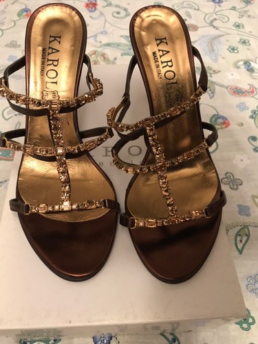 Sandalo gioello bronzo karol - bronzo,