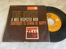 45 THE KINKS "A WELL RESPECTED MAN" ITALY PRESS 1965