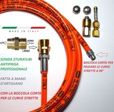 SONDA STURATUBI SPURGATUBI PER IDROPULITRICE COMET ITM ED M22 BOCCOLA CORTA 40MM