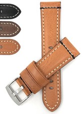 22mm Double Stitch Leather