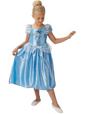 Rubie's Costume Vestito Principessa Cenerentola Per Bambine 3-4 Anni Carnevale