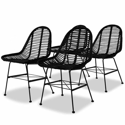 Rattan naturale sedie da - naturale,