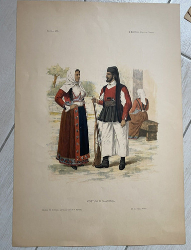 Costumi mamoiada tav vii - costumi, tav.