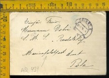 WW1 Prima Guerra Posta Militare franchigia Austria Trieste Pola aq 434