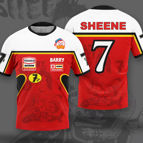 Maglietta barry sheene - sheene, retro