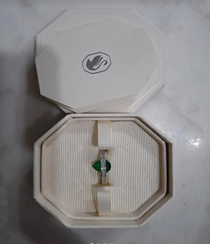 Swarovski anello pietra verde - swarovski,