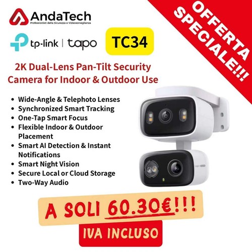Tapo tc34 telecamera wifi - tapo,