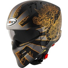 CASCO MOTO JET CON MENTONIERA