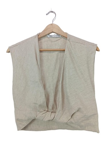 Zara top corto donna - top,