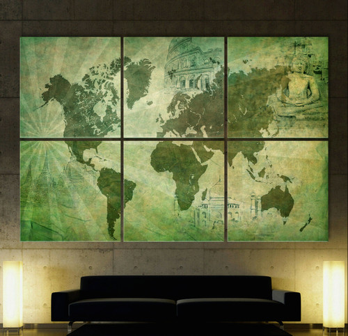 Mappamondo immagine tela - mappamondo,