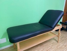 lettino da massaggio - fisioterapia due sezioni schienale reclinabile - usato