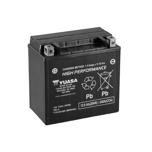 Batteria moto yuasa ytx14h - moto, ytx14h-bs