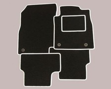 FORD KA (2013-2017) Tappetini auto su misura BORDO FINITURE BIANCO + CLIP