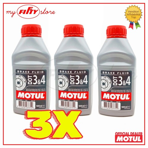 Olio freni 3x500ml motul - freni, dot