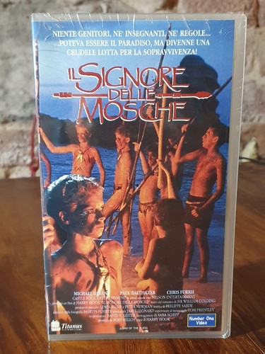 Vhs signore delle mosche - vhs,
