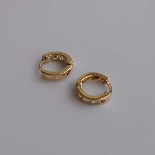 Orecchini oro giallo carati - 18,