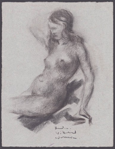 Disegno donna nuda - disegno,