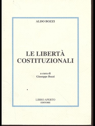 Liberta costituzionali - le,