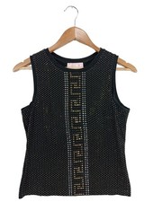 VERSACE FOR H&M Canotta Donna Top Taglia IT 40 nero stile casual