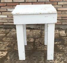 Vecchio robusto banco tavolo da lavoro calzolaio falegname o macellaio in legno