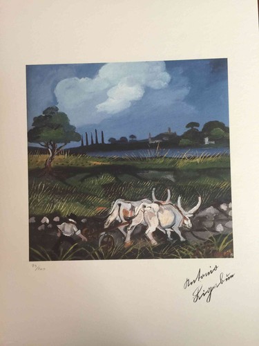 Antonio ligabue litografia - antonio,