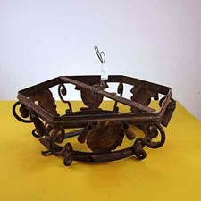 base per lampadario in metallo vintage