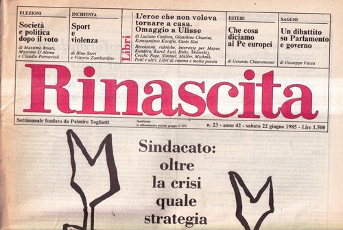 Rinascita 22 giugno - rinascita,