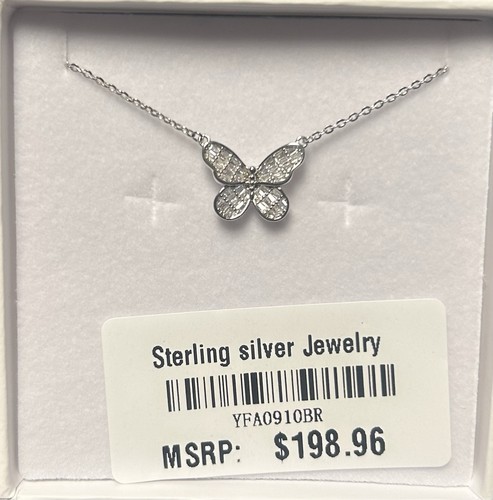 Collana farfalla argento - farfalla, in