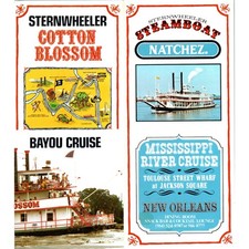 Vtg Sternwheeler Steamboat