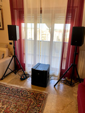 PA Casse LD Systems Dave 12 G4X + DAVE 12 G4X BAG SET + Supporti Speaker + Cavi