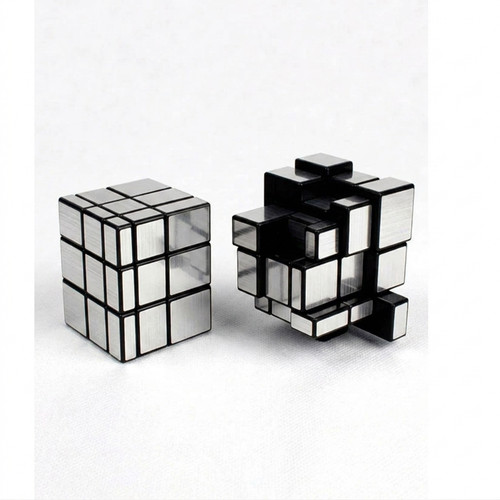 Silver mirror rubik cube - mirror,