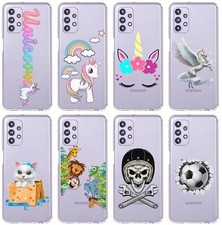 Custodia Cover Per Samsung Galaxy A52S 5G in TPU Trasparente Morbido fantasi.U1B