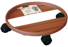 PORTAVASO IN METALLO CON RUOTE