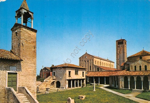 Cartolina torcello chiesa - chiesa, di