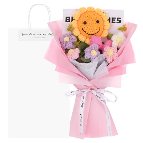 Mazzo uncinetto girasoli - , e