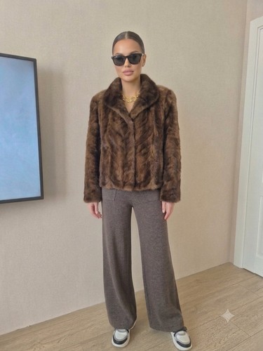 Cappotto pelliccia visone - pelliccia,